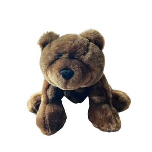 MTY International‎ Teddy Bear Jointed Stuffed Animal Plush Tan Brown 9 Inch